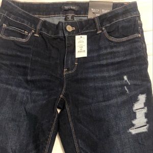 NWT White House Black Market Skinny Leg Denim